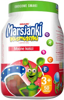 MARSJANKI KOSMOŻELKI - MOCNE KOŚCI x50 / WALMARK
