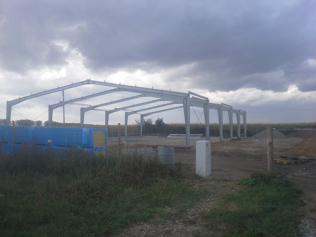 KONSTRUKCJA STALOWA HALA WIATA MAGAZYN  20x30