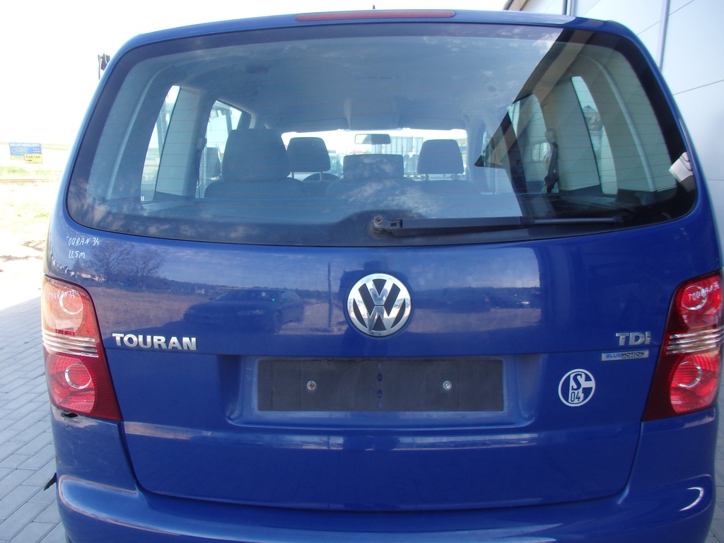 KLAPA TYLNA TYŁ VW TOURAN LIFT 03-10 LL5M Kartuzy
