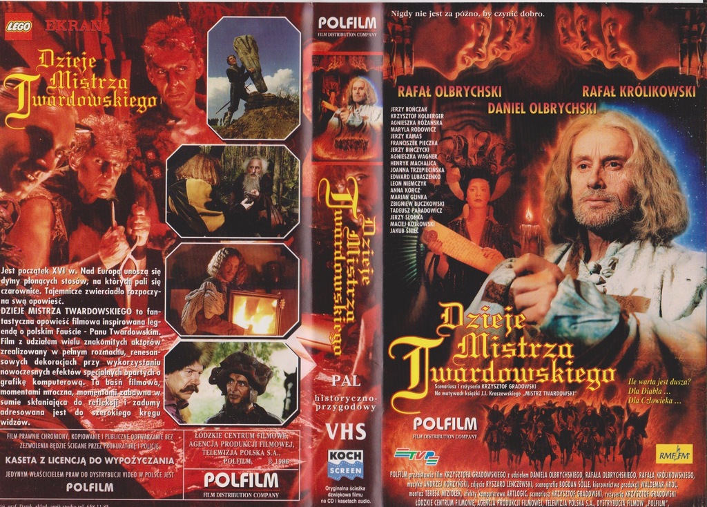 [VHS-118] DZIEJE MISTRZA TWARDOWSKIEGO - rarytas !