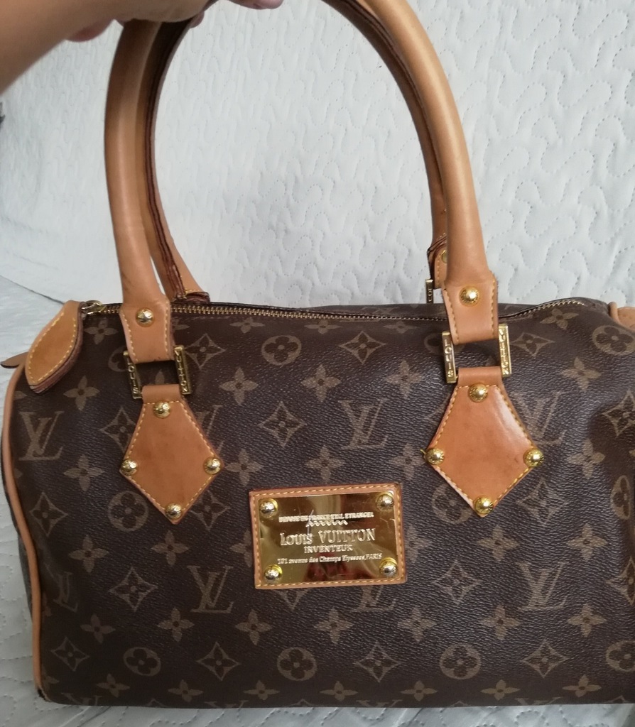 Louis Vuitton, bag, Damier Ebene, Inventeur. - Bukowskis