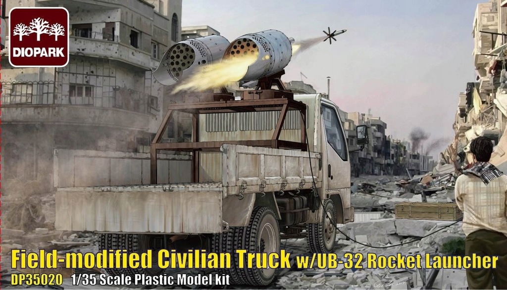 DIOPARK 35020 1:35 Civilian Truck w/UB-32 Rocket