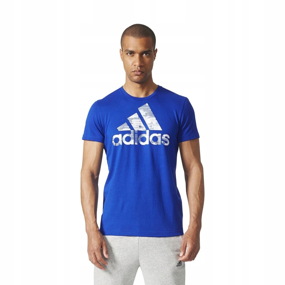 Koszulka adidas BOS FOIL CD9210 S niebieski