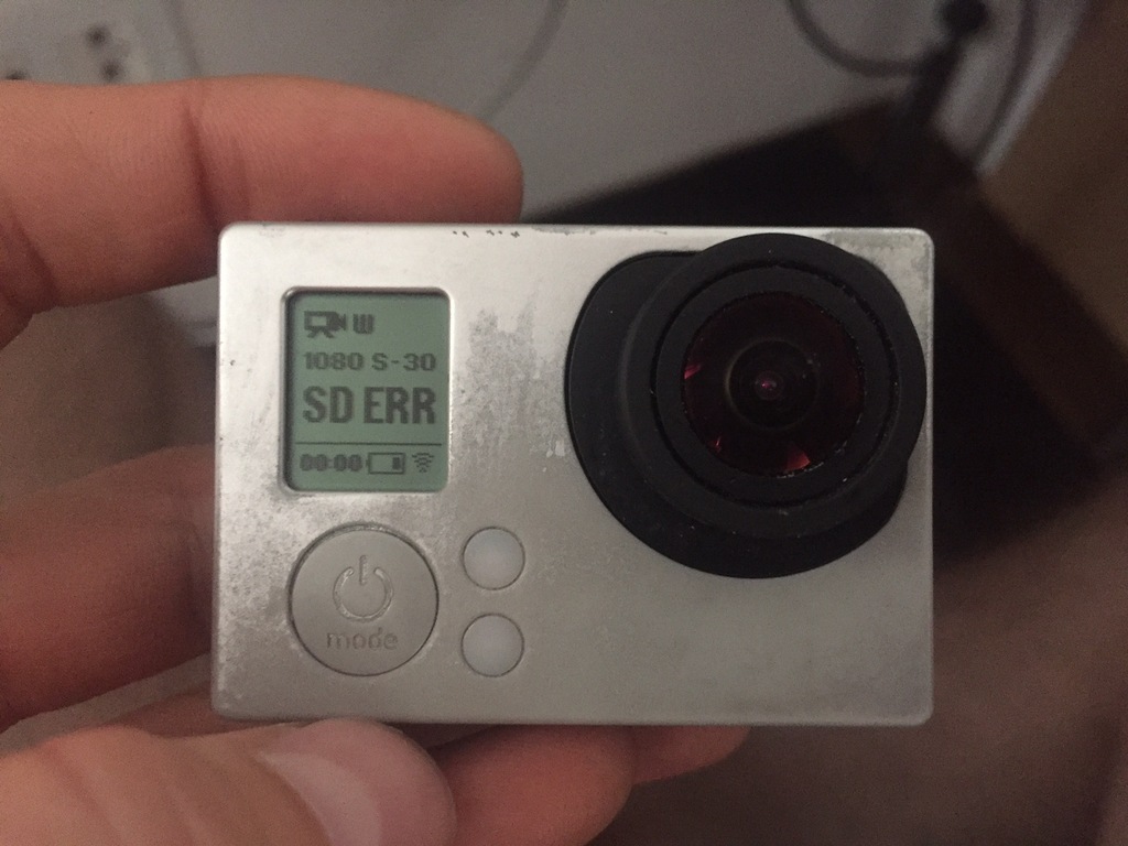 Kamera GOPro 3+ Black nie działa przycisk WAWA
