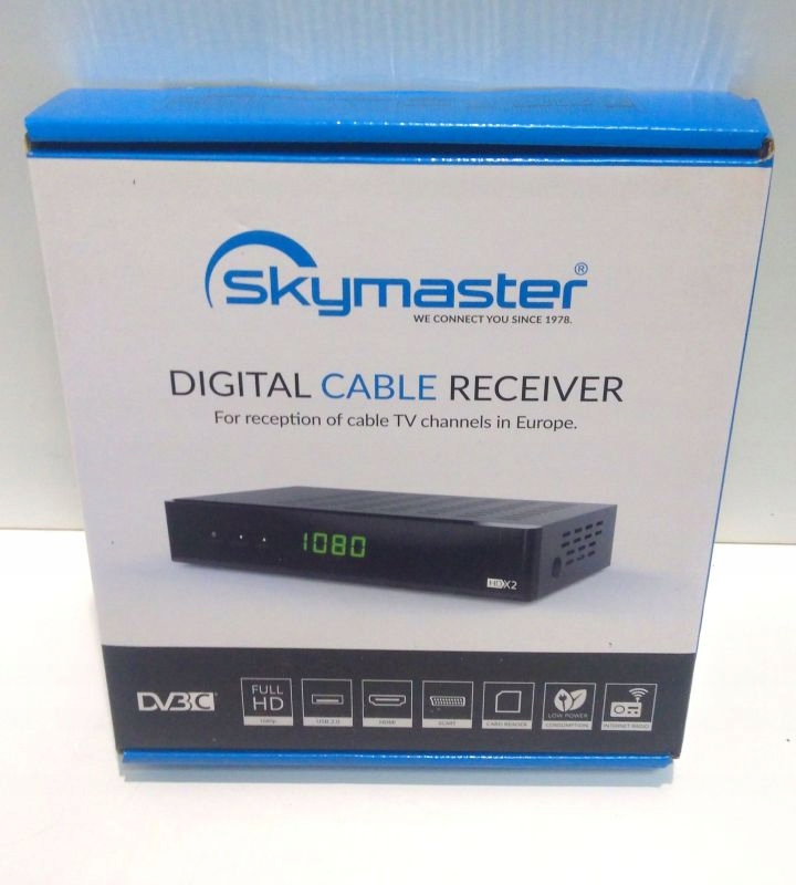 DEKODER DVB-C SKYMASTER HD-XC2-03 PUDEŁKO