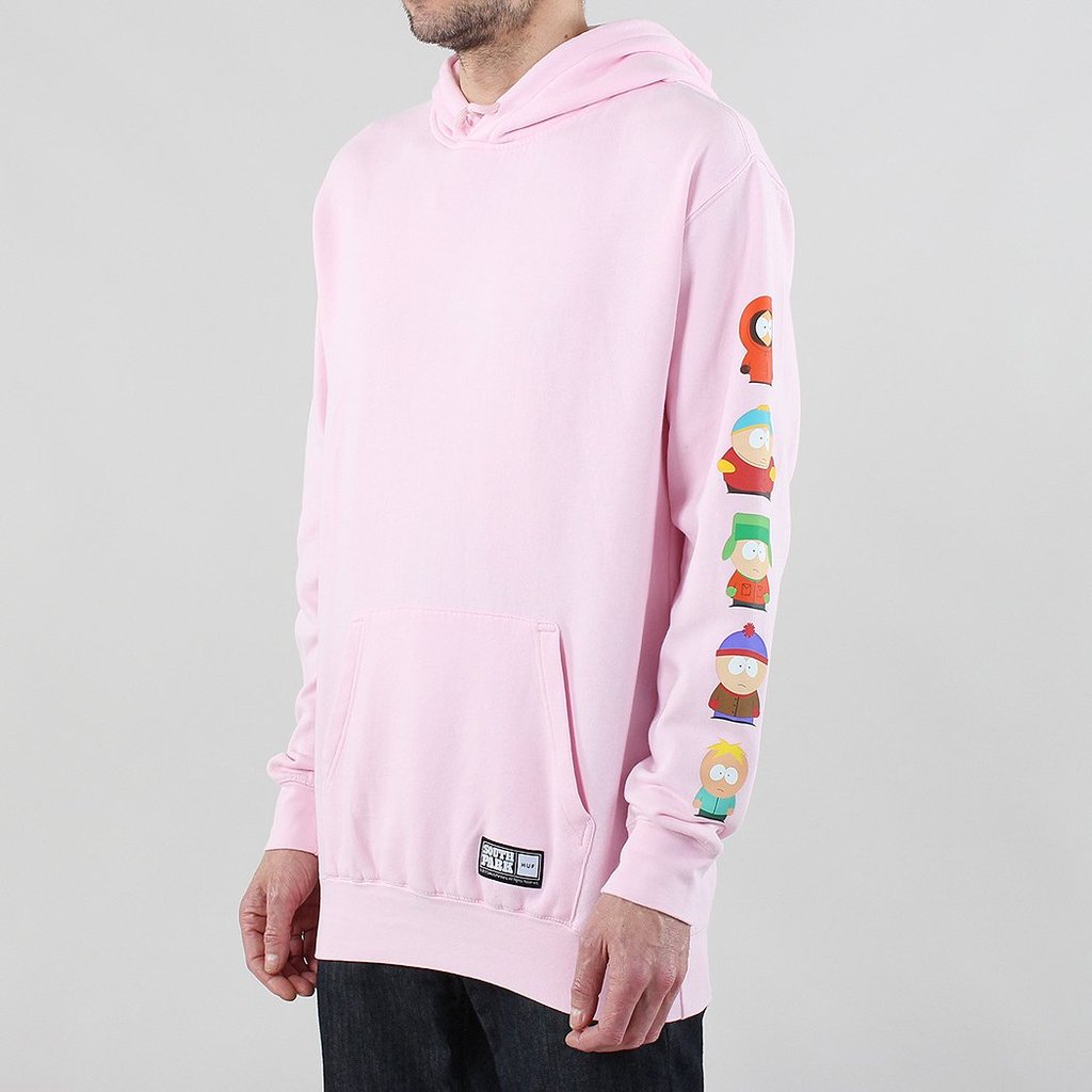 HUF X SOUTH PARK KIDS PULLOVER HOODY PINK 7346578333