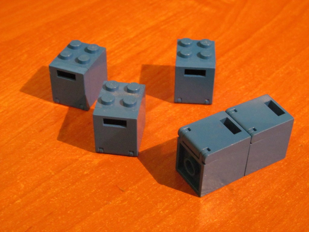 LEGO Space skrzynki niebieskie 5st.