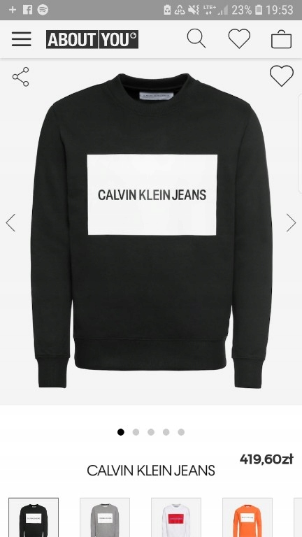 Calvin Klain Jeans Slim Logo Sweatshirt