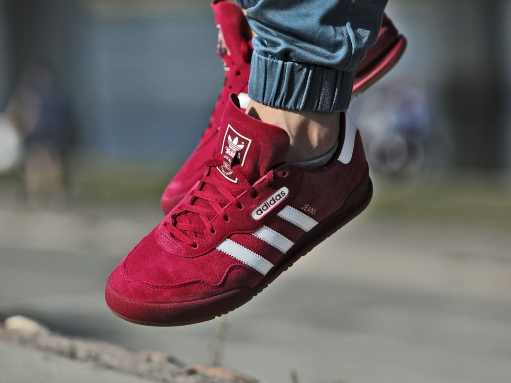 Adidas jeans outlet super red