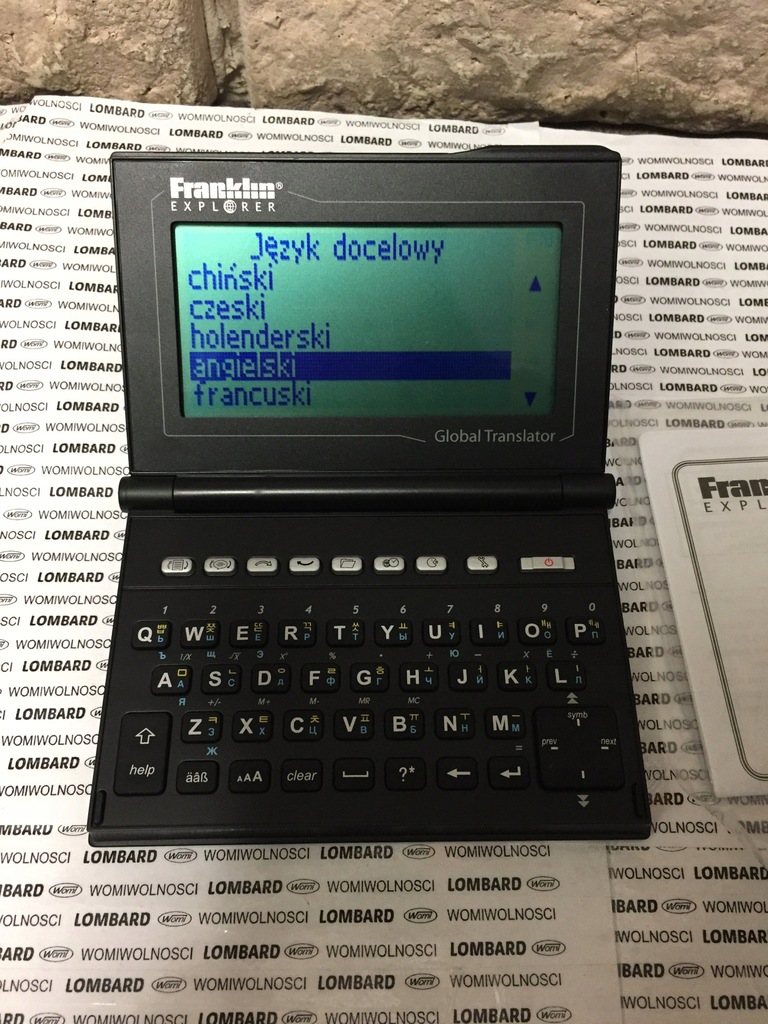 TŁUMACZ JĘZYKA FRANKLIN EXPLORER M520, 1267/18