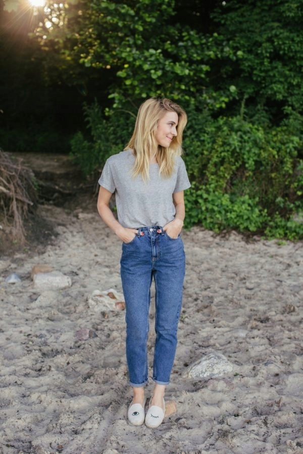spodnie TOPSHOP mom jeans 26/30 kasia tusk