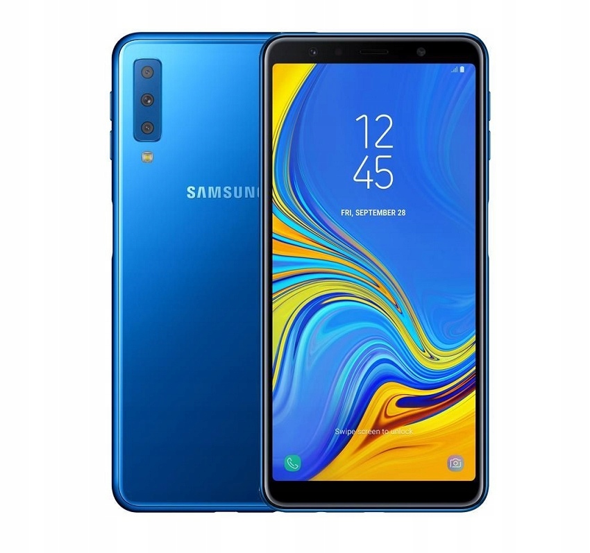 SAMSUNG GALAXY A7 2018 SM-A750FN/DS NIEBIESKI GW