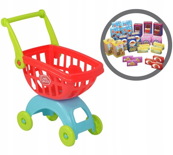 Wózek sklepowy + akcesoria dla dzieci