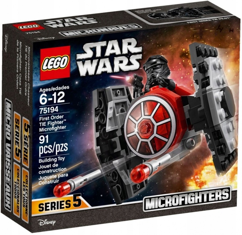 Lego Star Wars TM Myśliwiec TIE Najwyższego porząd
