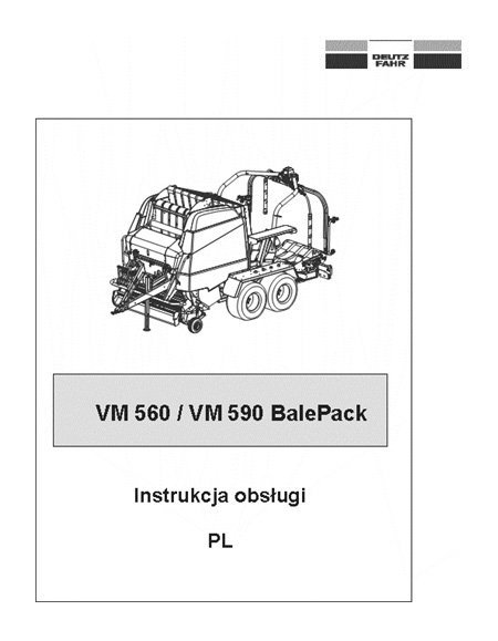 Deutz Fahr VM 560...590 BalePack - instrukcja PL