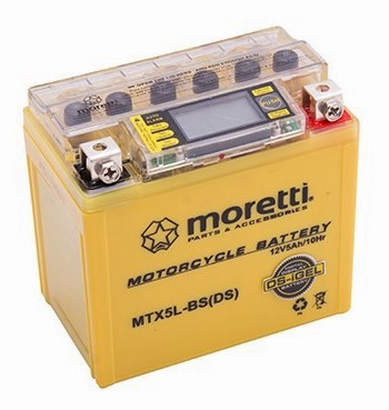 Akumulator AGM (I-Gel) MTX5L-BS Moretti Wskaźnik