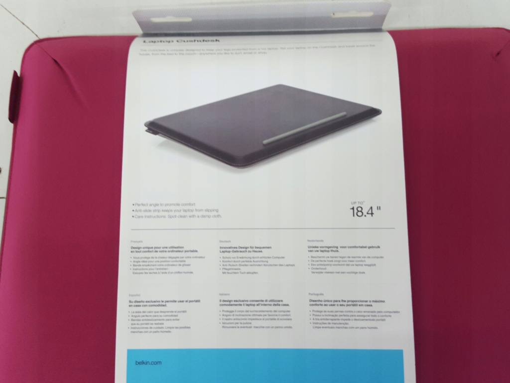 84B8 Belkin CushDesk podkładka pod notebook/laptop 7595965953