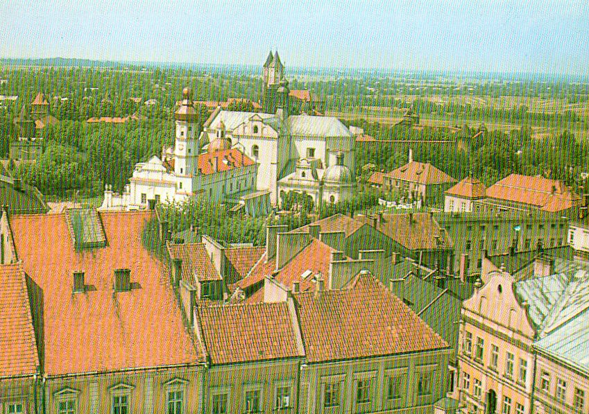 Jarosław Panorama Pocztówka