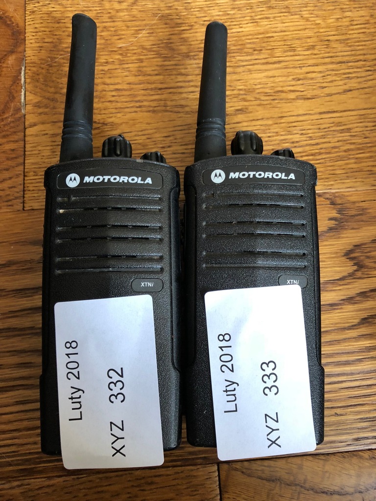 KOMPLET 2X RADIOTELEFON MOTOROLA XTNi XTNiD