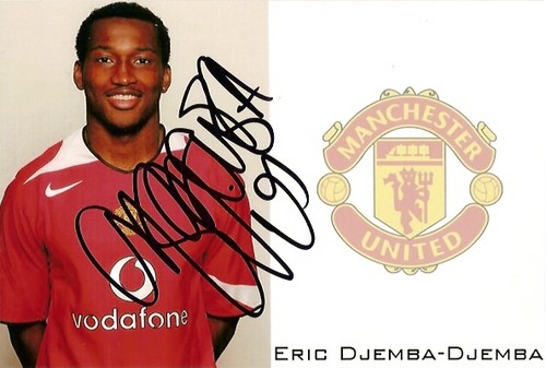 Autograf ERIC DJEMBA-DJEMBA! Manchester United!