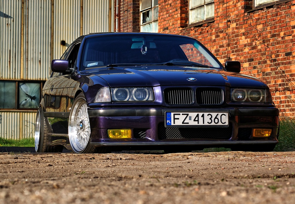 Bmw E36 320i Coupe M Pakiet Technoviolet German 7308720953 Oficjalne Archiwum Allegro