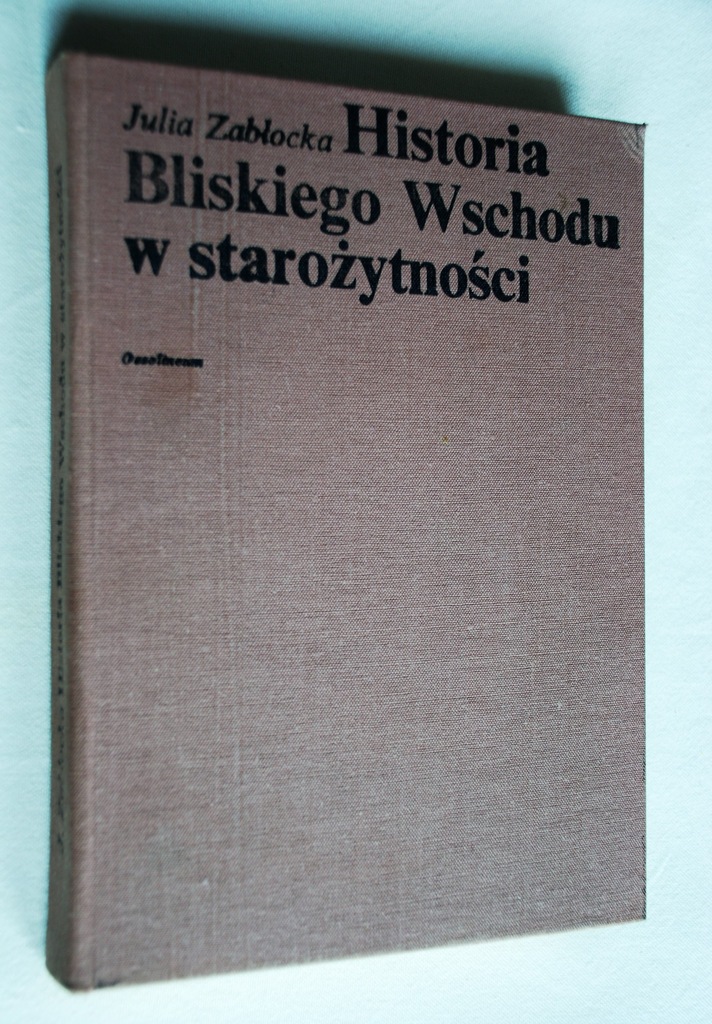 Julia Zabłocka Historia Bliskiego Wschodu W Starożytności Historia Bliskiego Wschodu w Starożytności - 7144178985 - oficjalne