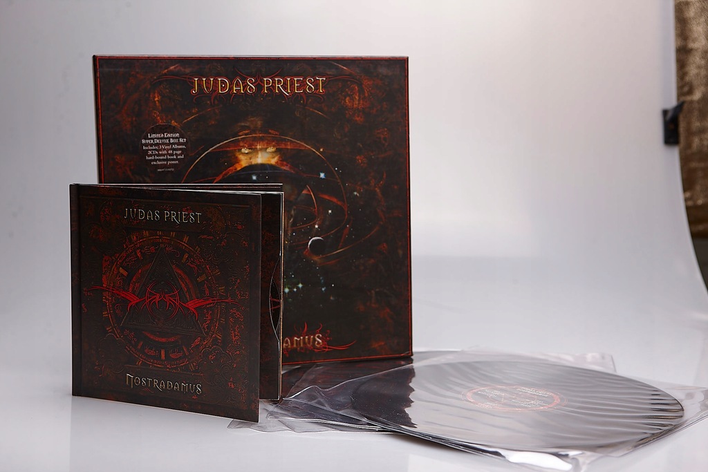 Judas Priest - Nostradamus レコード＆CD ミント盤 Judas Priest - Nostradamus レコード＆CD ミント盤 Judas