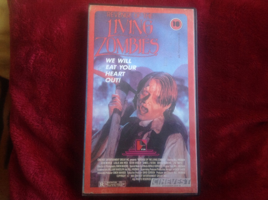 Revenge Of The Living Zombies VHS Lektor Rarytas !
