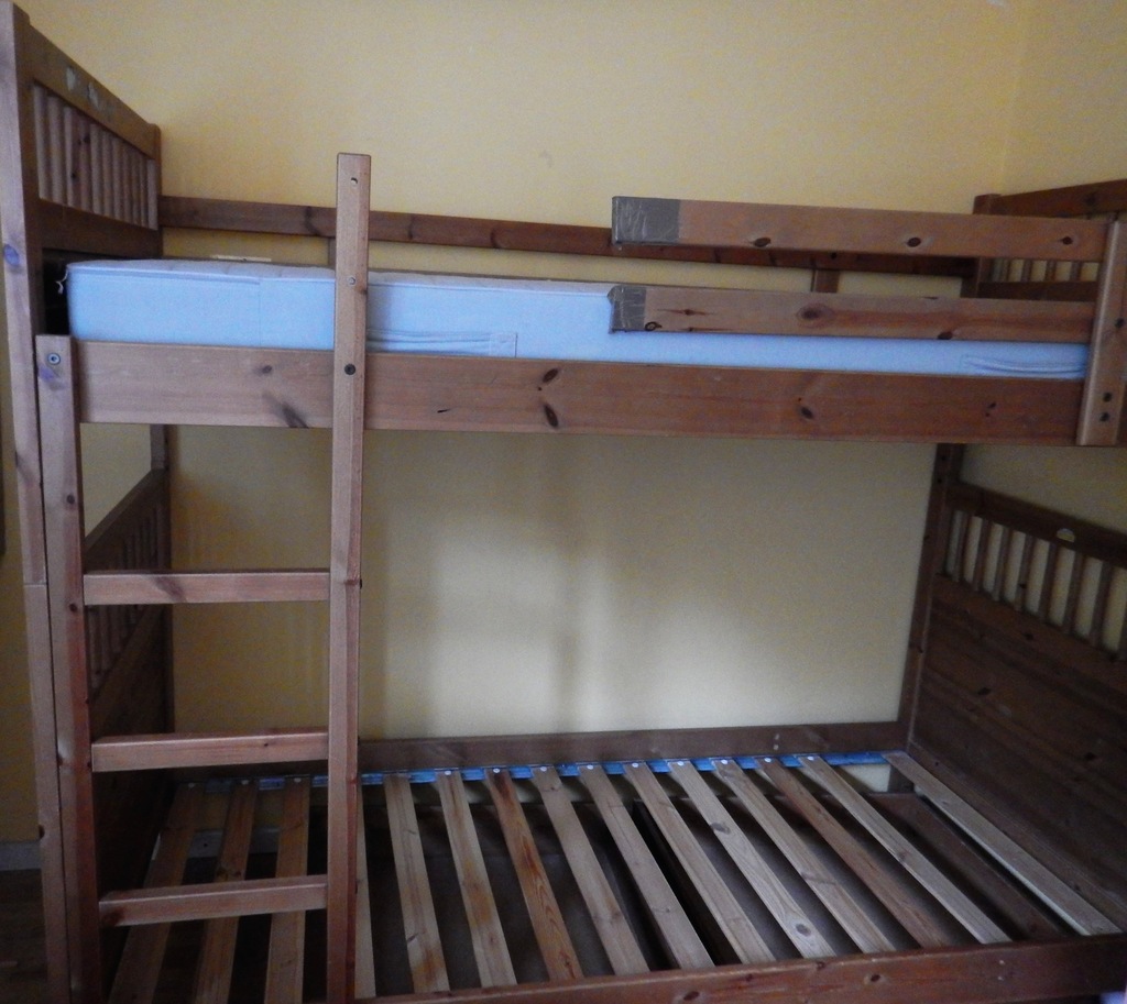 IKEA HEMNES ŁÓŻKO PIĘTROWE/2 POJEDYNCZE + SZUFLADY