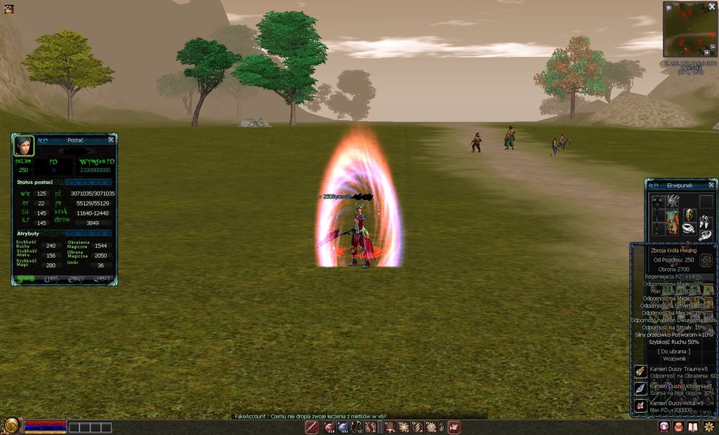 XenoxMt2 Konto Woj250 +EQ Gra MMO Xenox MT2 Priv