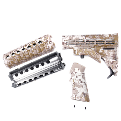 King Arms - Zestaw kolby i chwytów do M4 - Digital