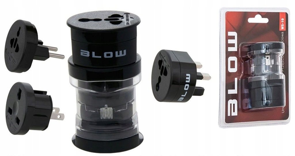 BLOW Adapter do różnych krajów Uniwersalna wtyczka
