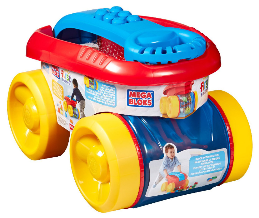 WÓZEK ZBIERACZ KLOCKÓW MEGA BLOKS CNG23 FISHER