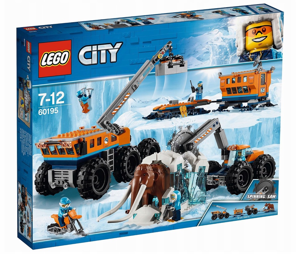 LEGO CITY 60195 ARKTYCZNA BAZA MOBILNA