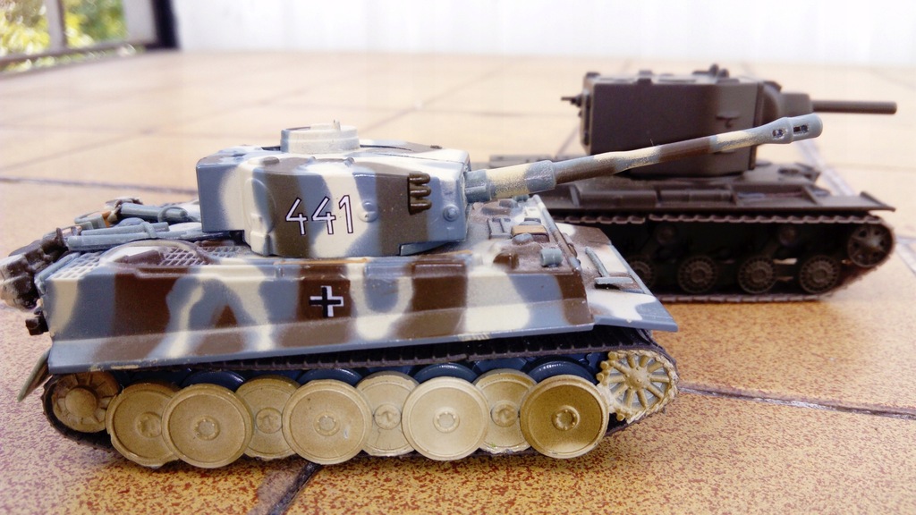 Modele czołgów w skali 1:72