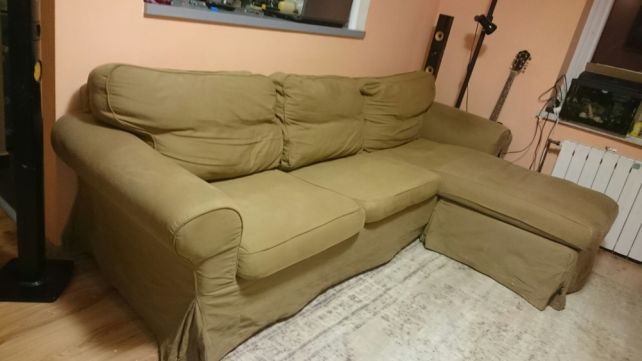 Sofa- kanapa - narożnik Ikea Ektorp - 2 pokrowce