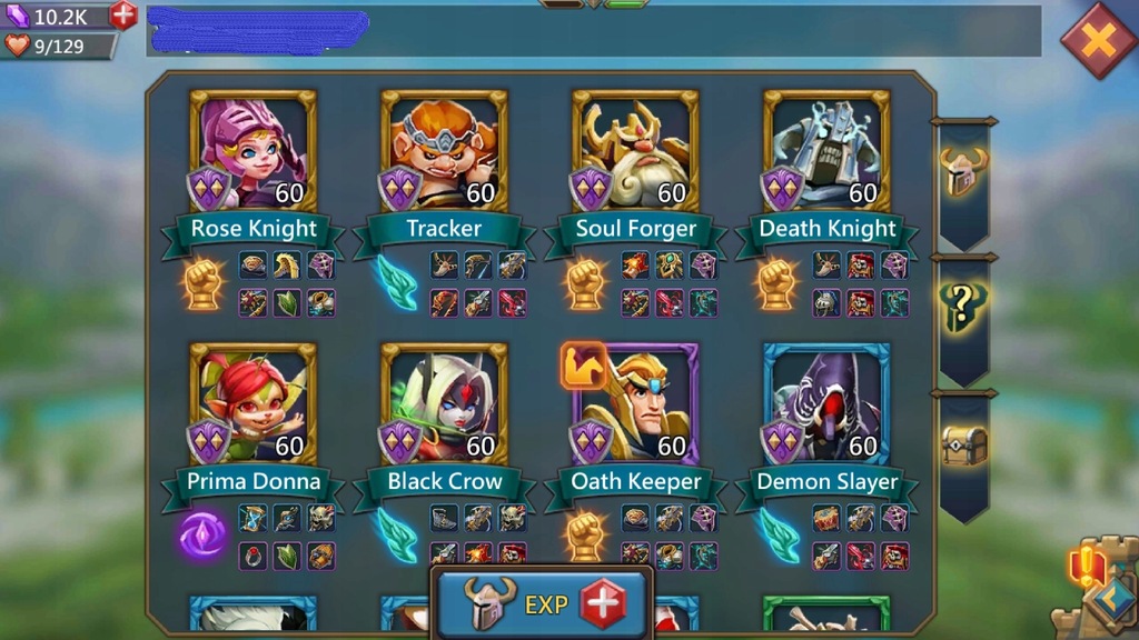 Konto Lords Mobile 100M might, 1mln T3 ,C25,15K G