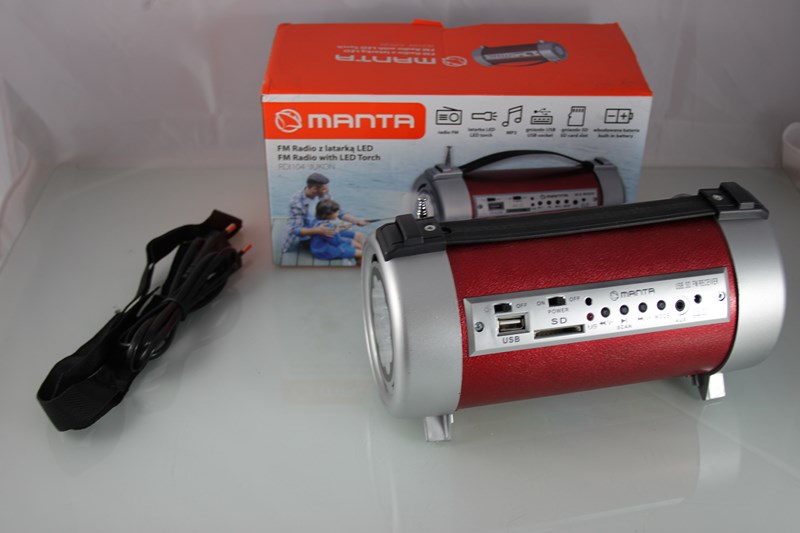 RADIO MANTA RDI104 JUKON KOMPLET JAK NOWE