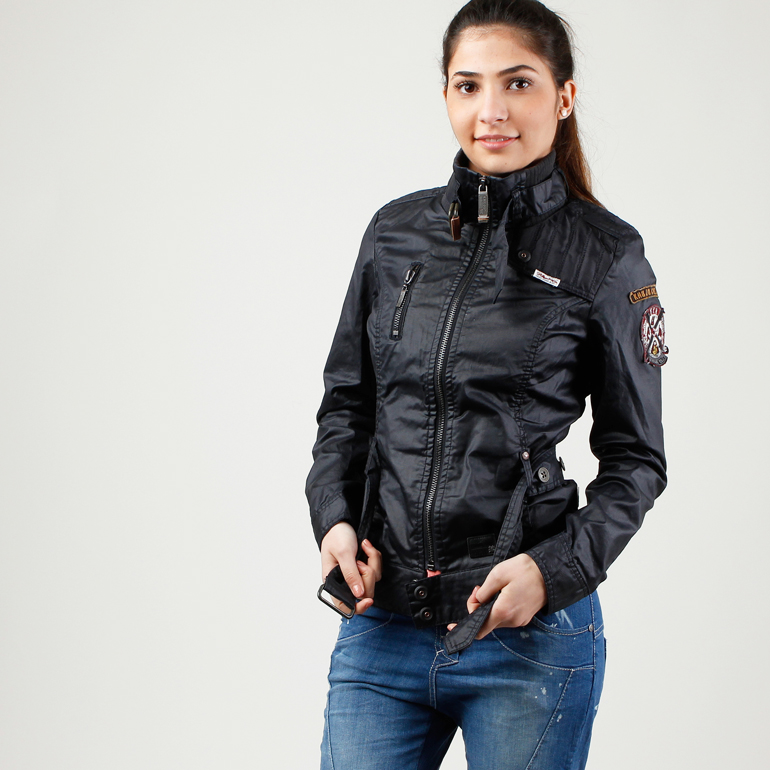 KHUJO LISSY piękna kurtka damska BIKER L JAK NOWA