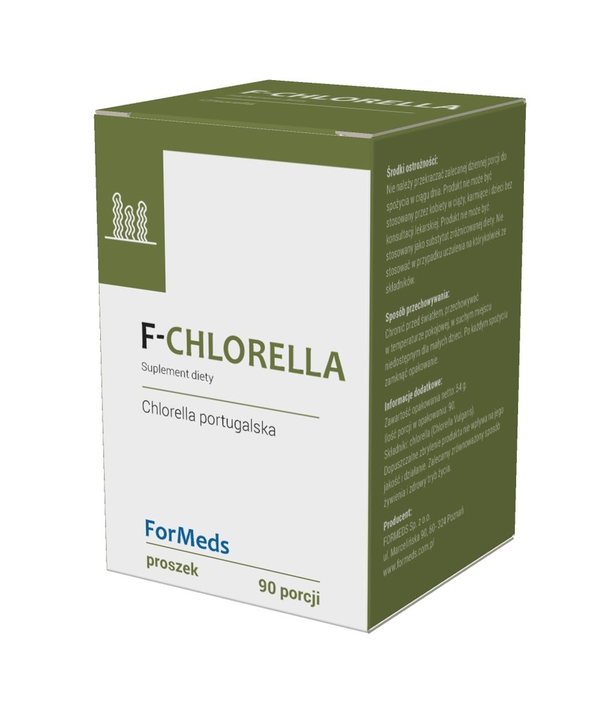 Chlorella portugalska- 600 mg - F-CHLORELLA