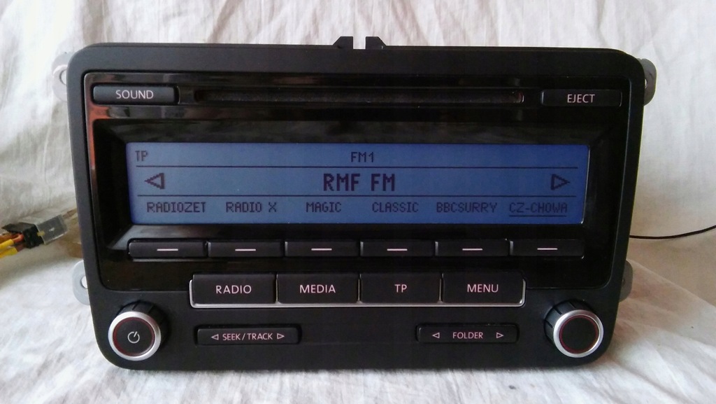 VW GOLF VI - RCD 310 RDS - AUX - KOD - GWARANCJA -