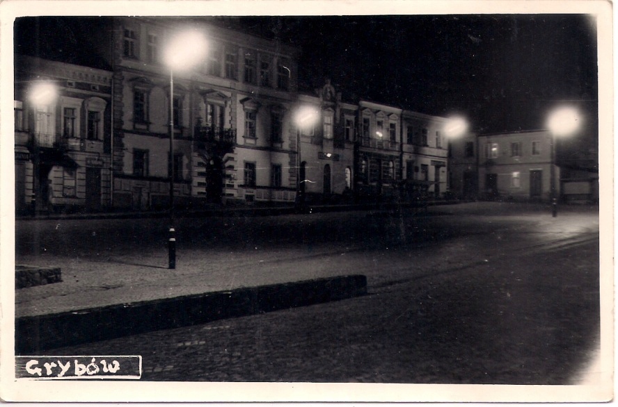 GRYBÓW NOCĄ FOTOGRAFIA 1953