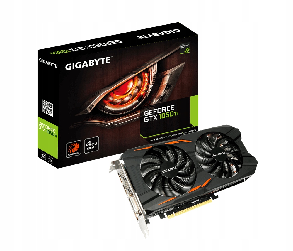 GIGABYTE GeForce GTX 1050 Ti DirectX 12 4GB