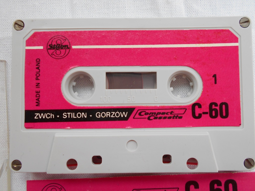 Kasety STILON C60 zestaw nowe i używane 8 szt.
