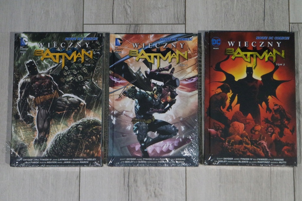 WIECZNY BATMAN - TOM 1, 2, 3 (KOMPLET) - NOWE DC