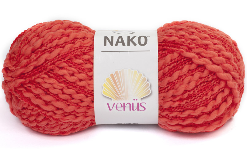 NAKO VENUS włóczka 50g 10055 koral
