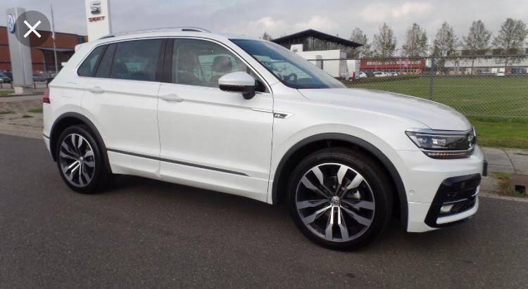 VW TIGUAN 5NA PRZÓD R-LINE MASKA ZDERZAK LAMPY