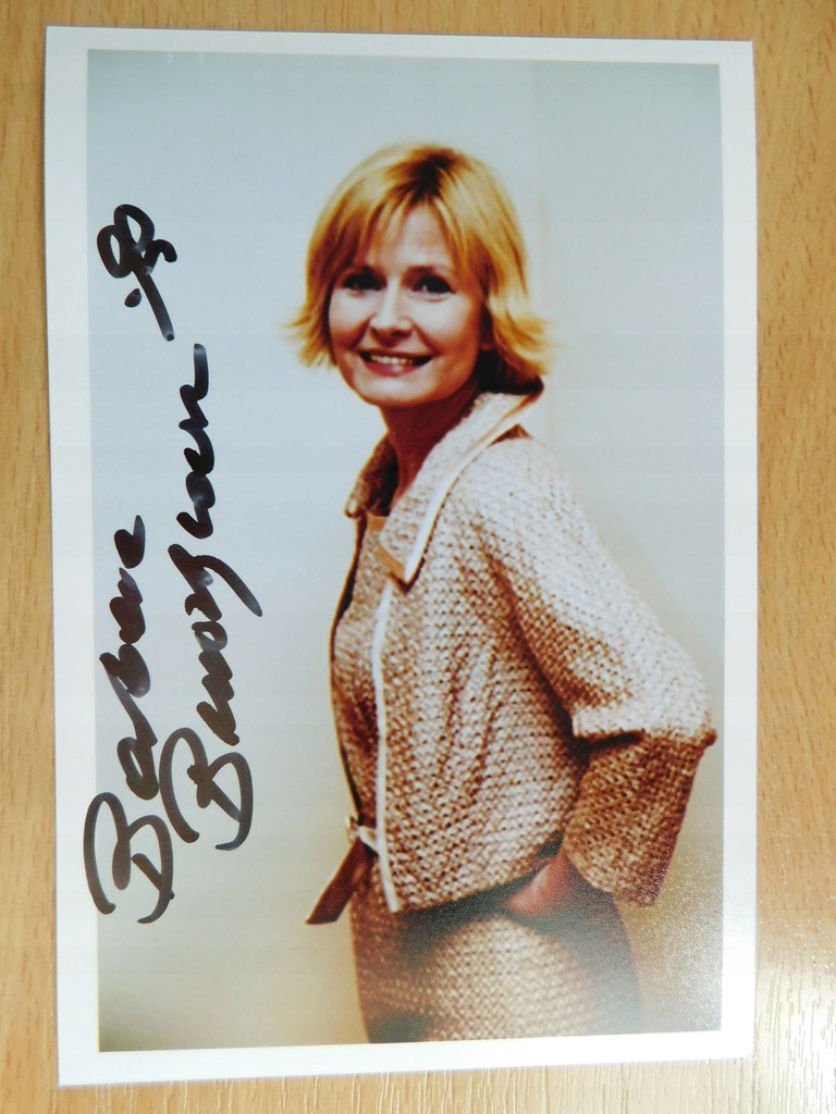Barbara Bursztynowicz - oryginalny autograf