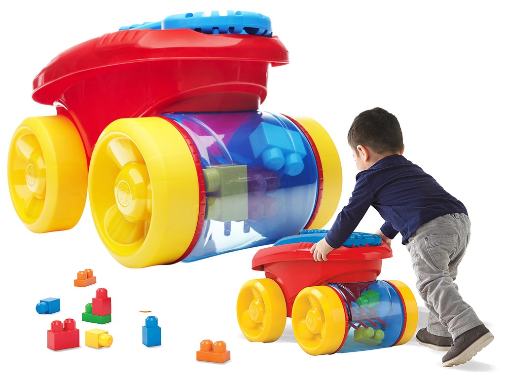 Fisher MEGA BLOKS Klocki ZBIERACZ KLOCKÓW AUTO