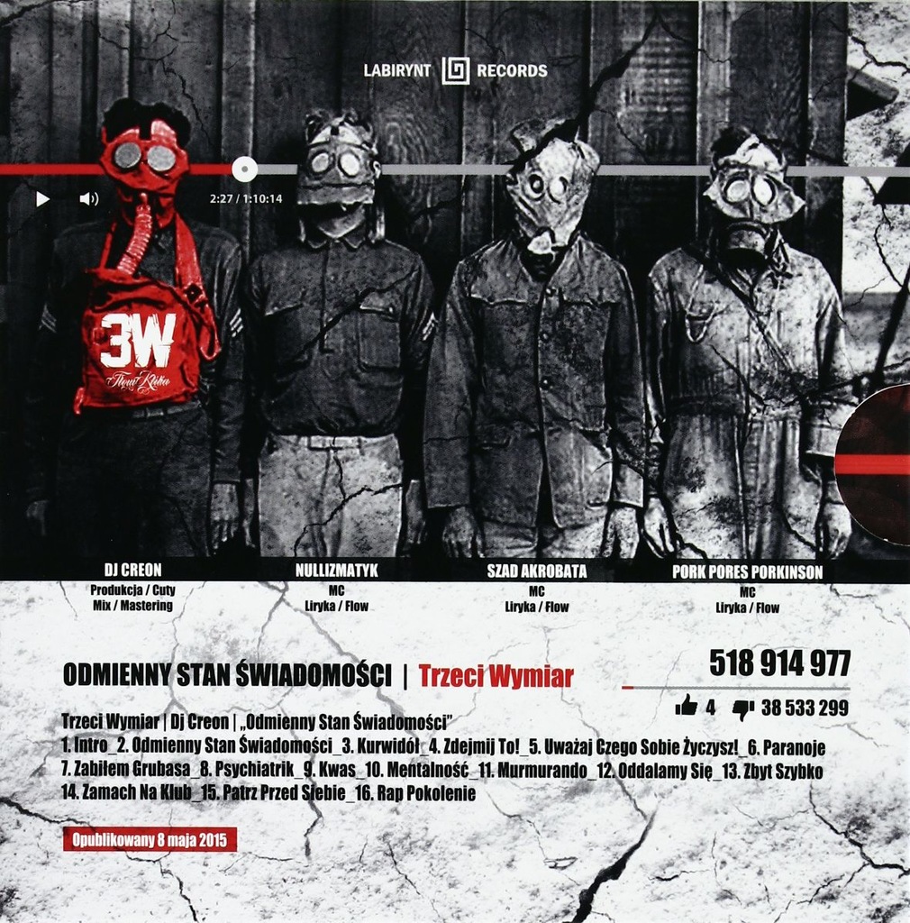 TRZECI WYMIAR: ODMIENNY STAN ŚWIADOMOŚCI (CD)